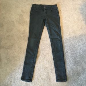 Faded black skinny jeans
